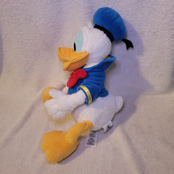 Disney Store Donald Duck Stuffed Plush Toy 15 Inch Blue Sailor Suit - Picture 2 of 8